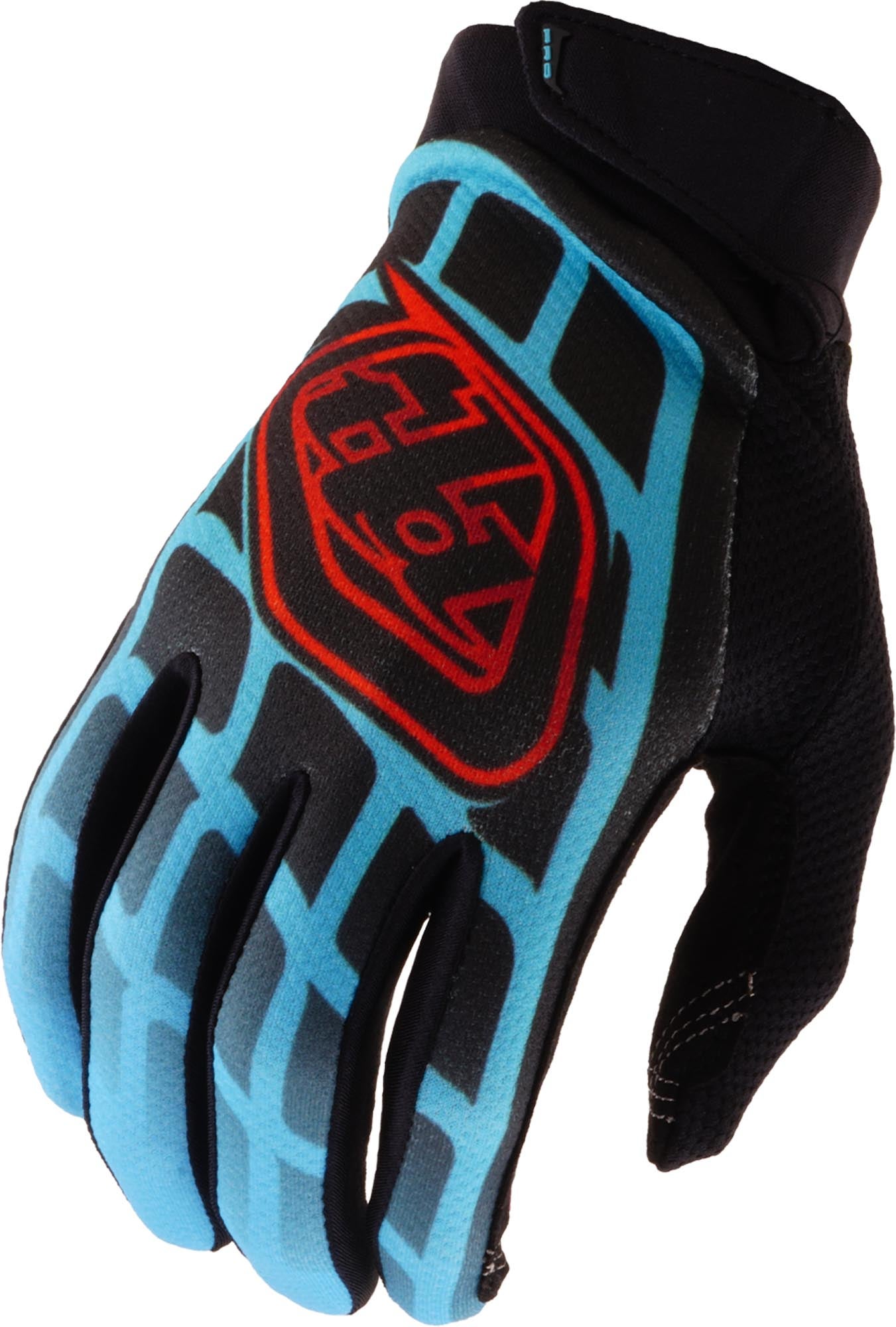 Troy Lee Designs GP Pro Framework 모토크로스 글러브 블랙/푸른 블루 XXL 그림 1