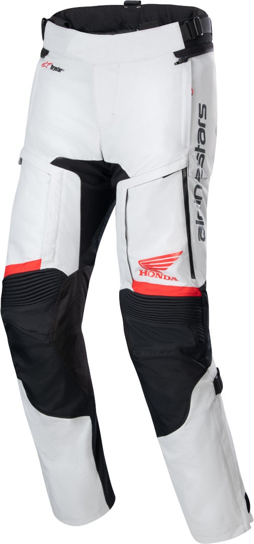Alpinestars Honda Bogota Pro Drystar Waterproof Motorcycle Textile Pants grey/blue L Figure 1