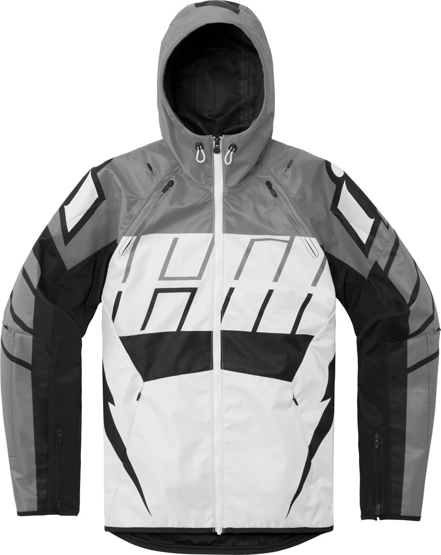 Icon Airform Retro Blouson textile de moto Blanc/Gris XL Figure 1