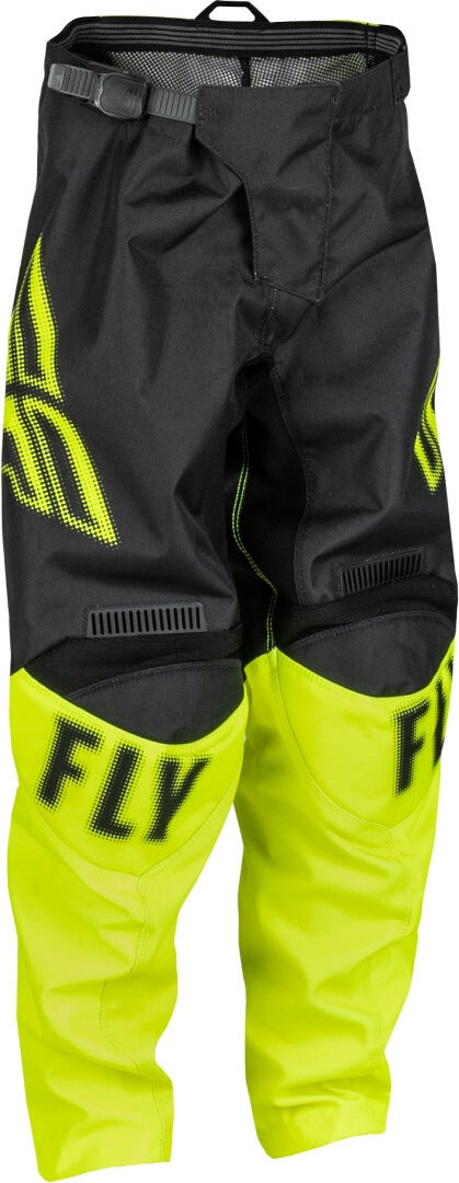 Fly_racing Men's Black/Neon Fly Racing F-16 Youth Motocross Pants