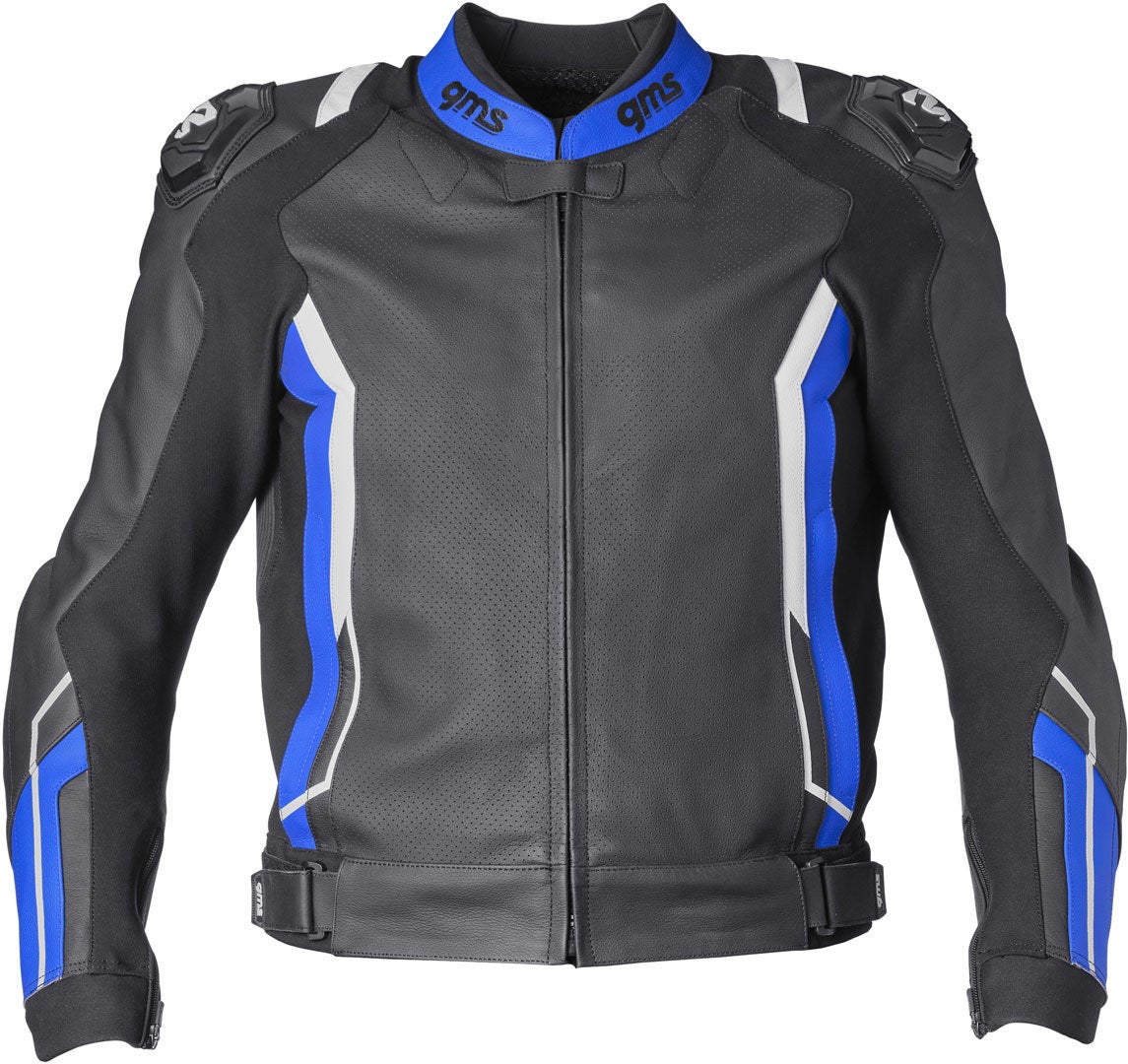 Side view of GMS GR-1 Two Piece Motorcycle Leather Suit