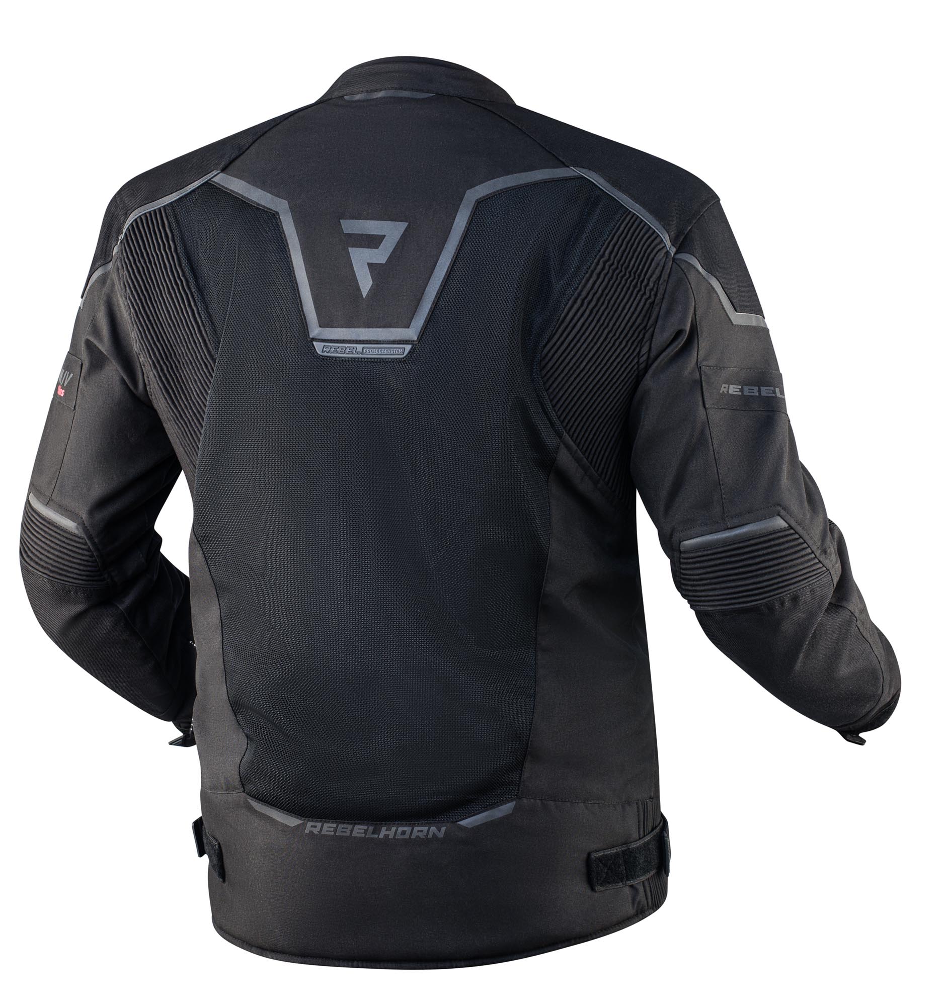 Rebelhorn Hiflow 4 vattentät motorcykeltextiljacka svart 9XL Figur 2