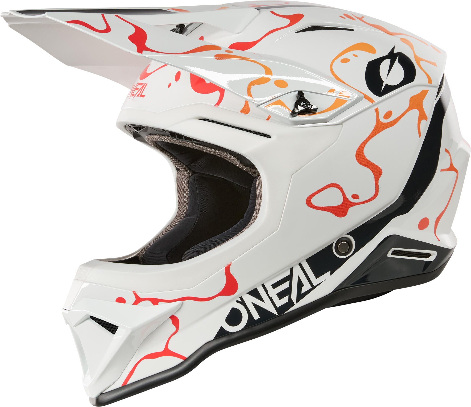 Oneal 1SRS SPLASH Motocross Helm weiß/orange M (57/58) Abbildung 2