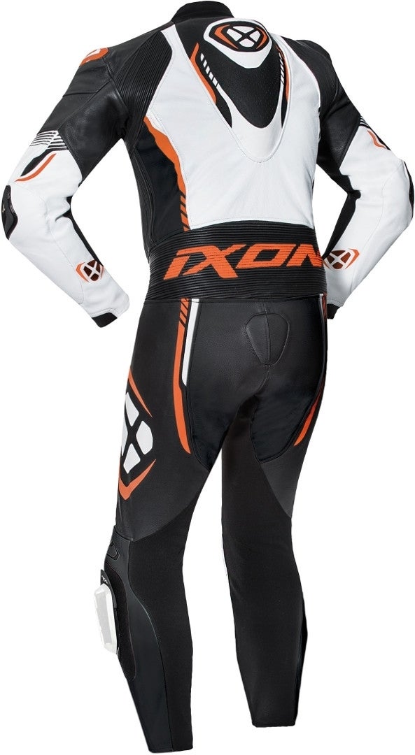 Ixon Vortex 2 One Piece Motorcycle Leather Suit black/white/orange M Figure 2
