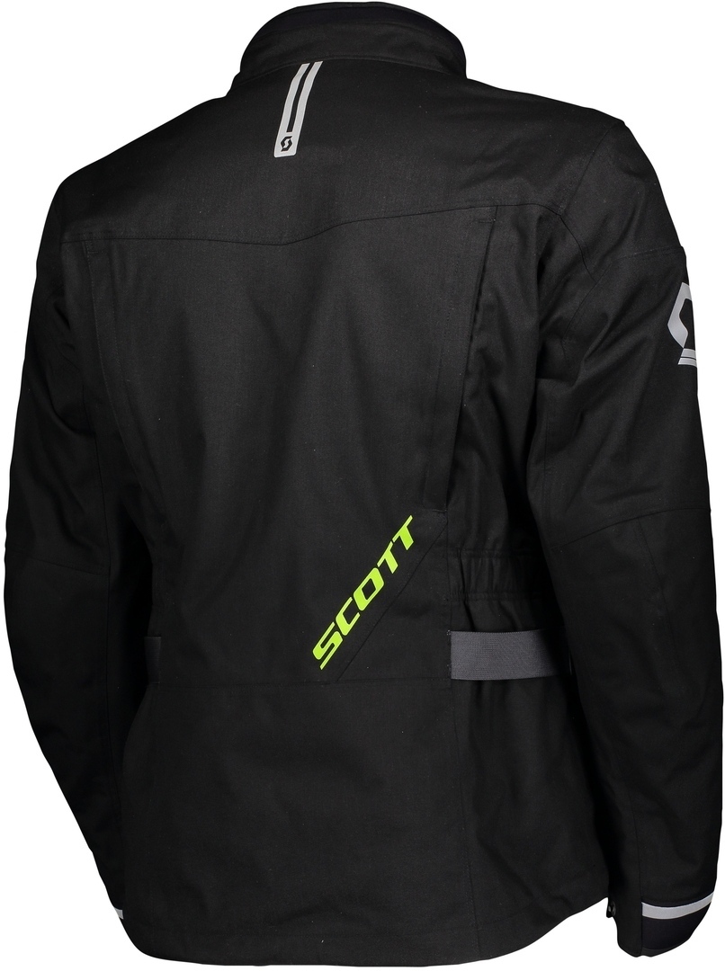 Scott Voyager Dryo waterproof Motorcycle Textile Jacket black Short M Figure 2