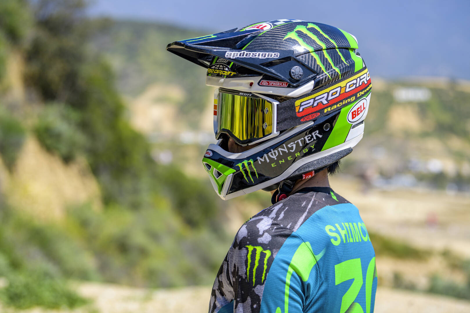 Scott Prospect Pro Circuit Motocross Glasögon Figur 6