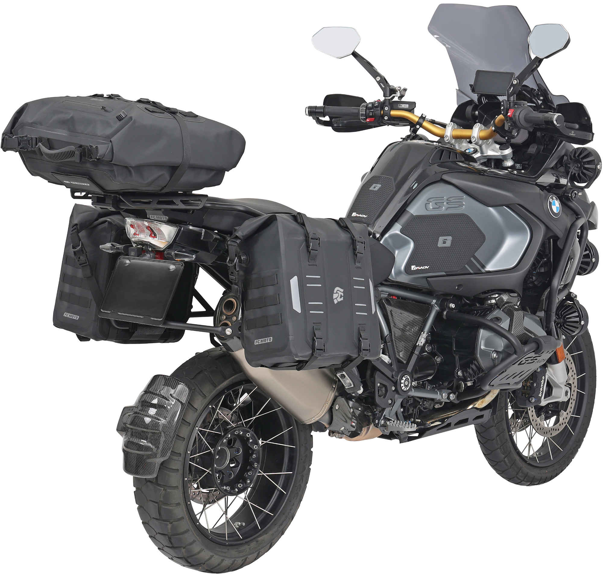 FC-Moto Ever-ST 20 L Set de geantă de șa Negru de carbon Figura 8