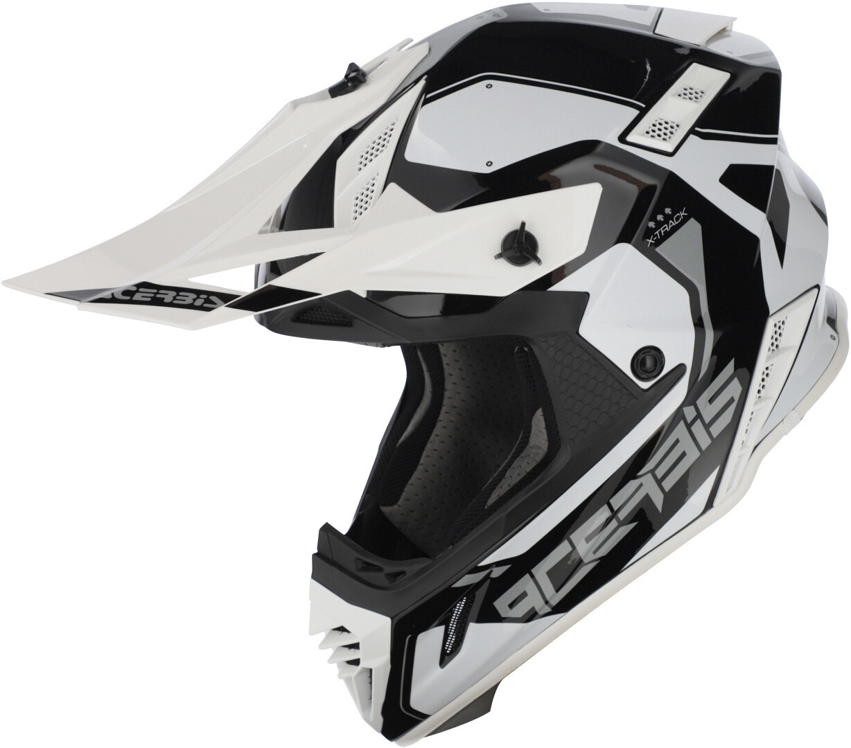 Acerbis X-Track 2024 Cască de motocross alb/negru XS (53/54) Figura 1