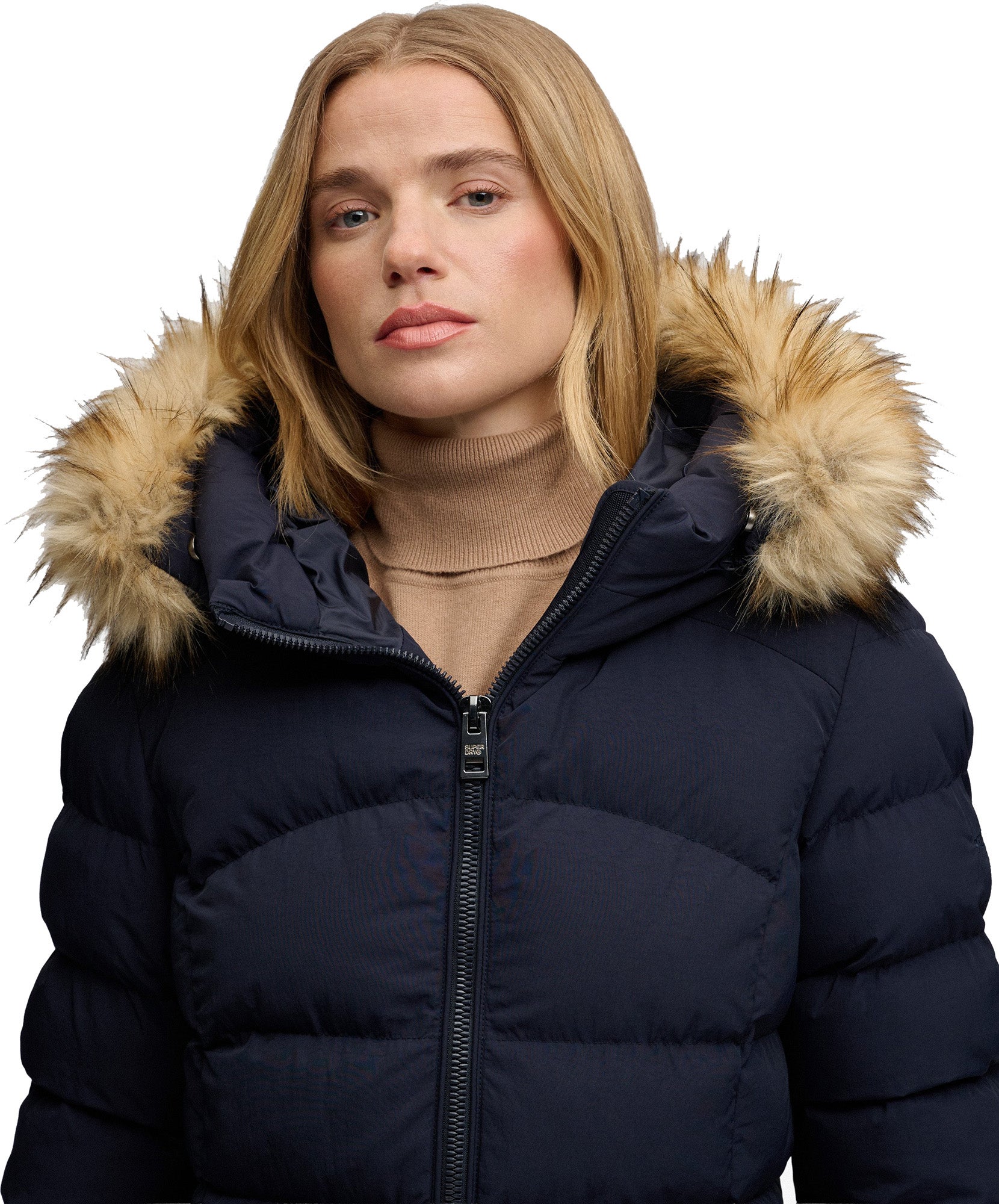 Superdry & Co Fuji Płaszcz damski Ciemny granat L Rysunek 4