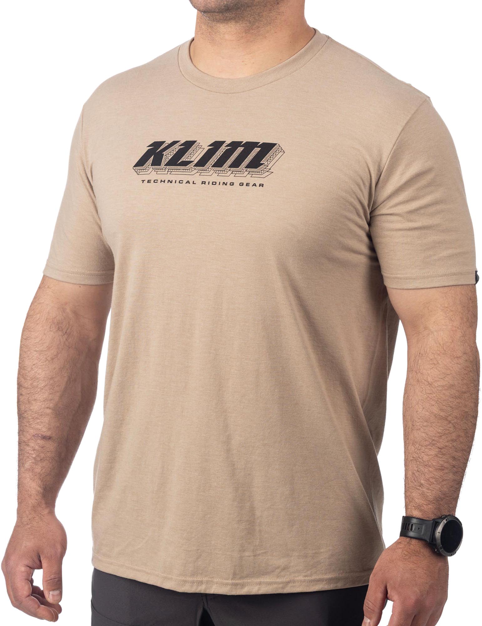 Klim Vision Tri-Blend T-Shirt beige 3XL Abbildung 1