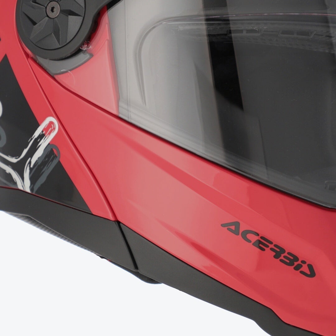 Acerbis Rider Graphic Klapphelm rot/schwarz M (57/58) Abbildung 5