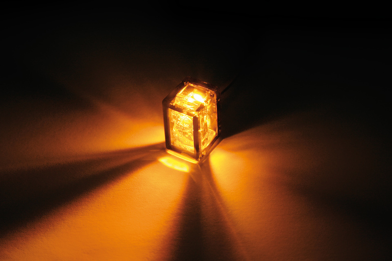 HIGHSIDER Smart Micro Cube-V LED-indikatormodul lins rökt (par), bak Figur 4