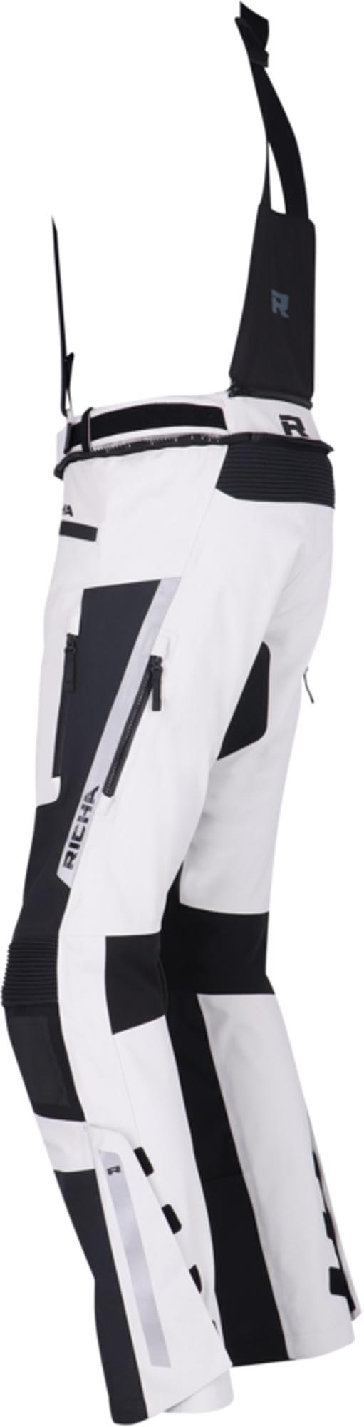 Richa Armada Gore-Tex Pro waterproof Motorcycle Textile Pants black/grey Short M Figure 8