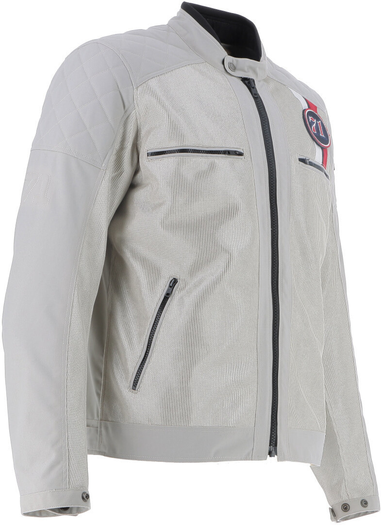 Helstons Stinger Air Motorrad Textiljacke silber XL Abbildung 4