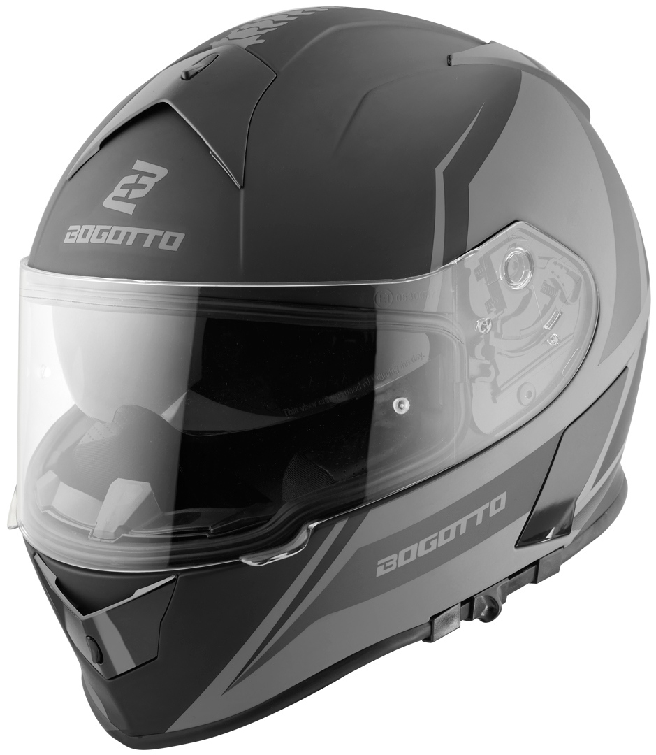 Bogotto V126 G-Evo Hjelm Sort/sølv S Figur 2