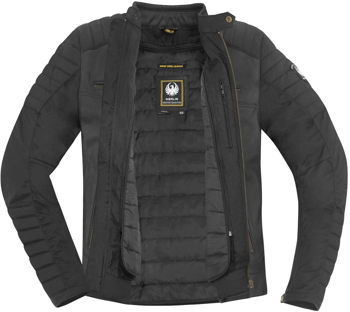 Merlin Ridge Motorcycle Leather Jacket S Figure 4