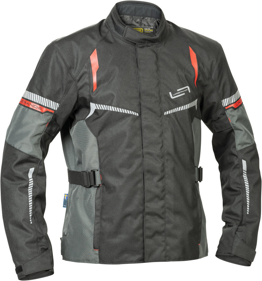 Lindstrands Backafall waterproof Motorcycle Textile Jacket black/grey 62 Figure 1