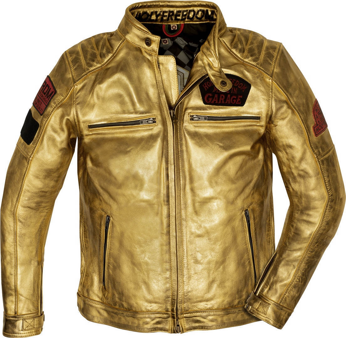 HolyFreedom Zero Lingotto Motorrad Lederjacke S Abbildung 1
