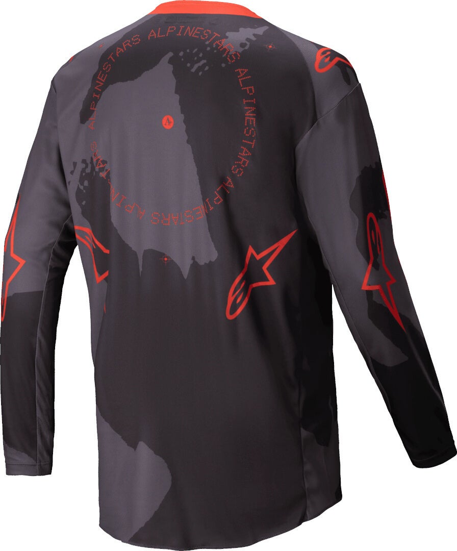 Alpinestars Racer Hollow Motocross Jersey grau/orange M Abbildung 3