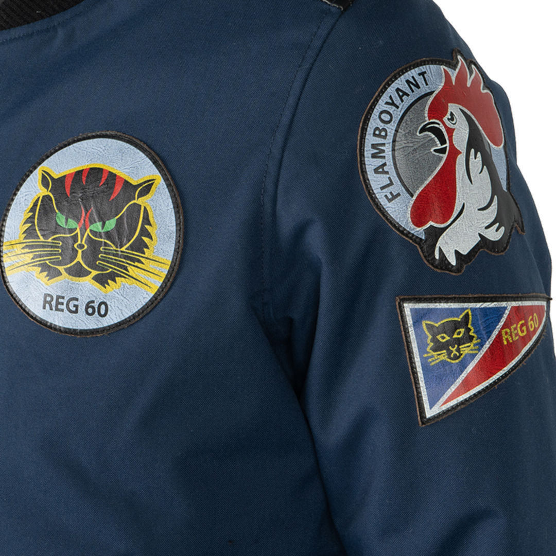 Helstons Lynx Motorfiets textiel jas blauw XL Figuur 4