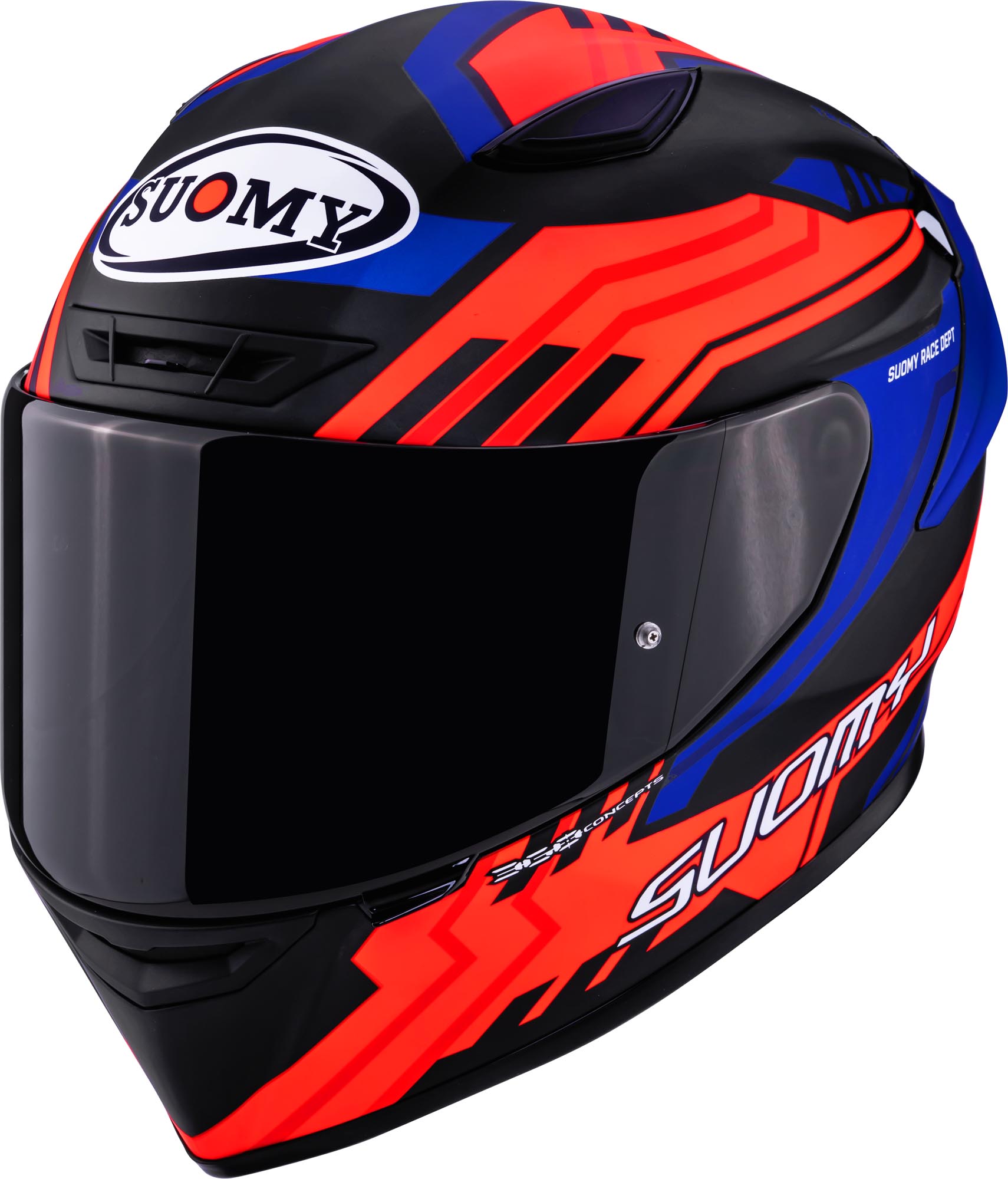 Suomy Track-1 Framework Helm schwarz/rot/blau S (55/56) Abbildung 1