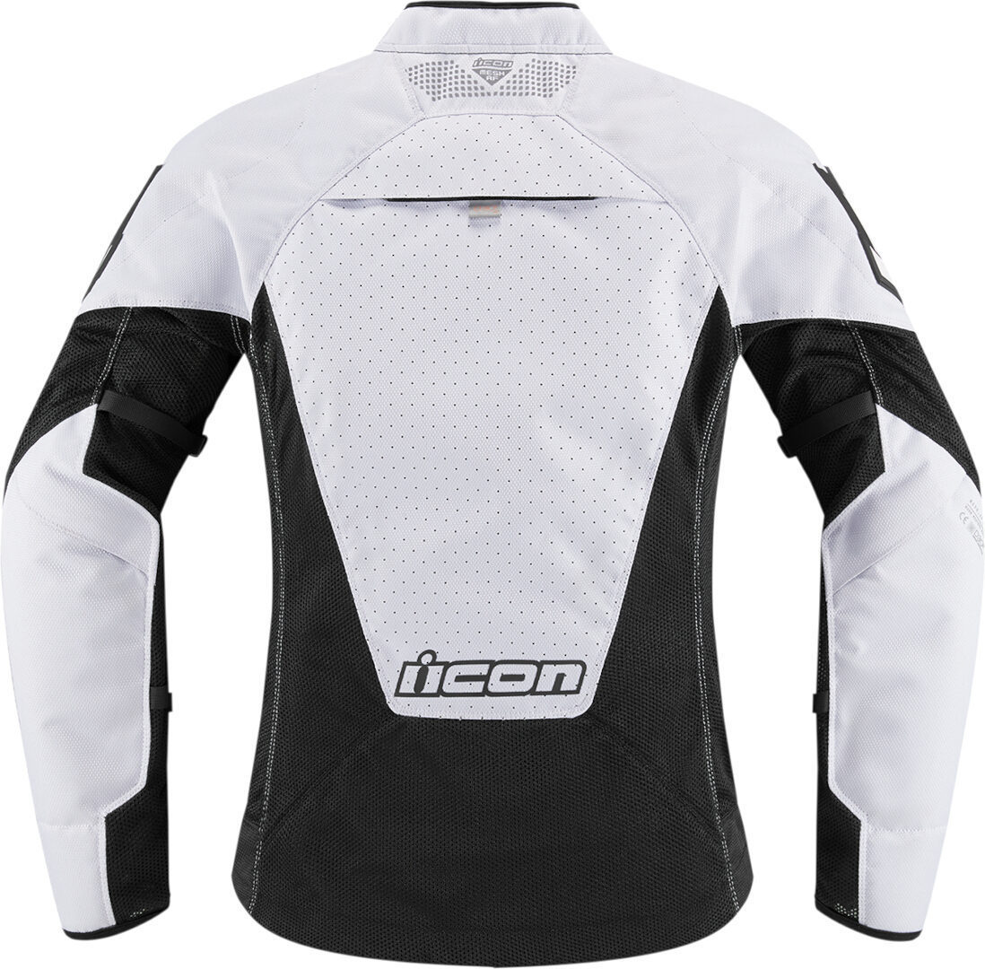 Icon Mesh AF 2023 Ladies Motorcycle Textile Jacket black/white S Figure 2