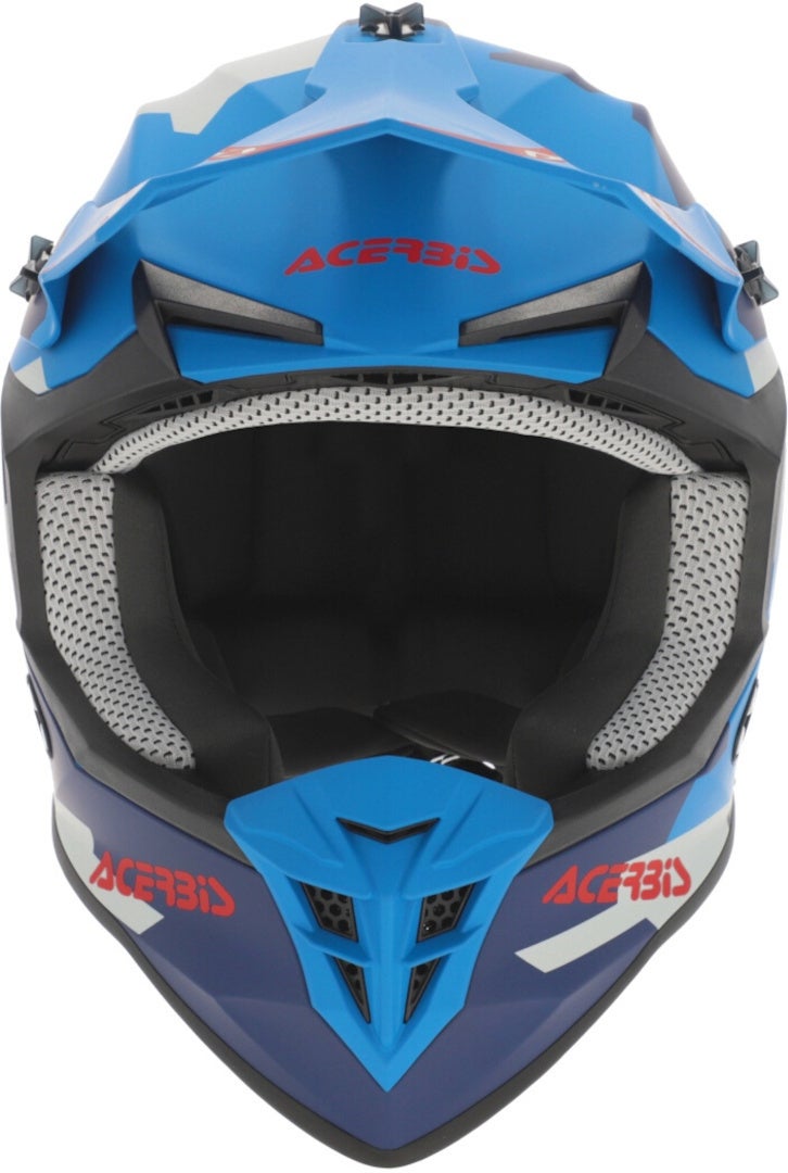 Acerbis Linear Graphic Motocross Helm blau matt/rot M (57/58) Abbildung 9