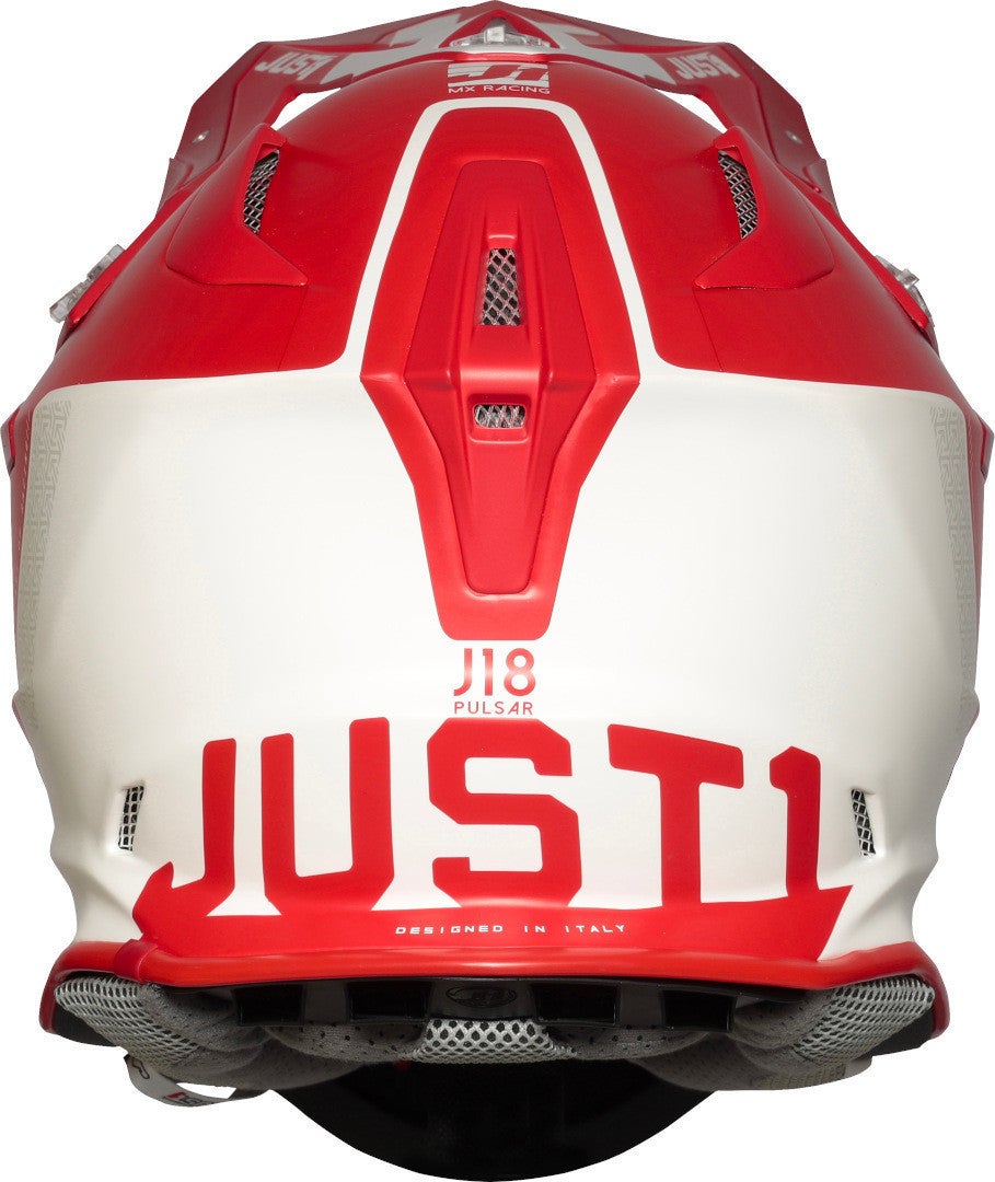 Just1 J18 Pulsar Motocross Helmet red/white L (59/60) Figure 5