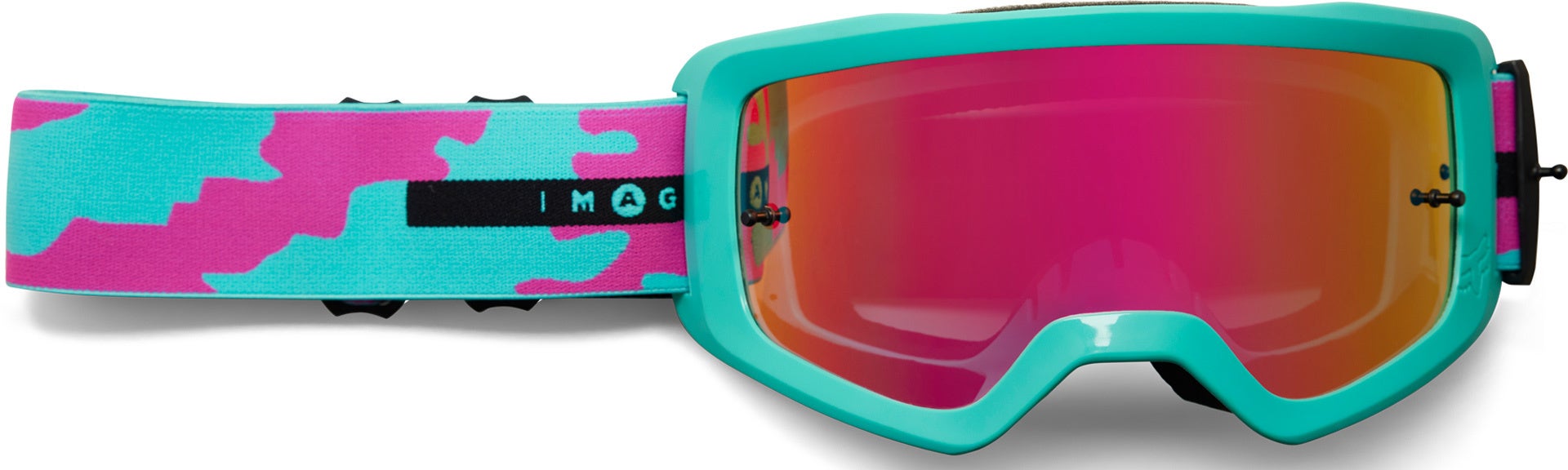 FOX Main Nuklr Mirrored Óculos de motocross turquesa Figura 3