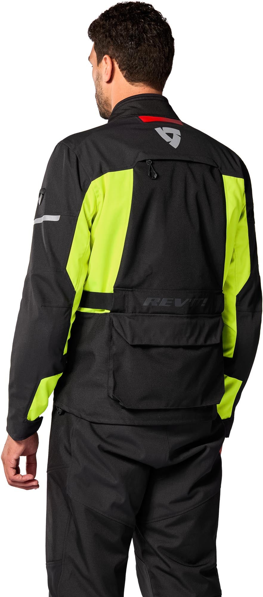 Revit Outback 5 H2O waterproof Motorcycle Textile Jacket black/neon-yellow 2XL Figure 4