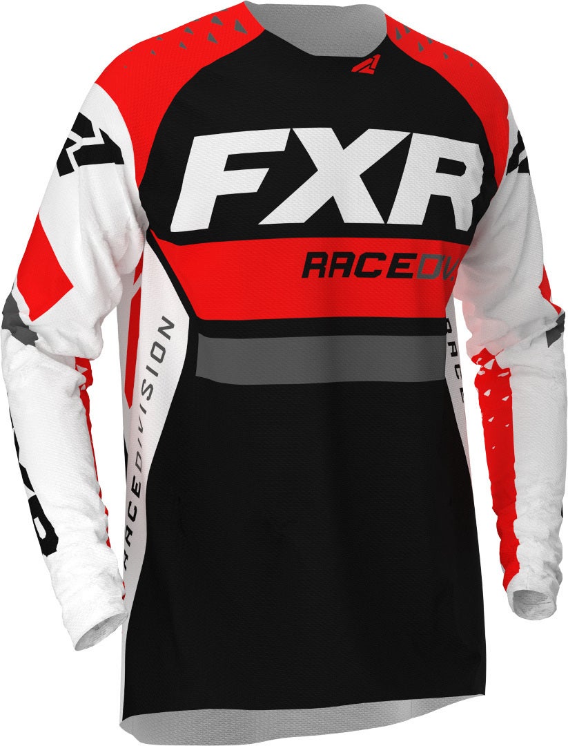 FXR Revo Motocross Jersey hvid/rød/sort M Figur 1