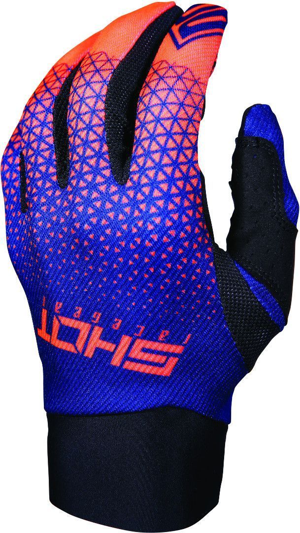 Shot Aerolite Delta Motocross handsker blå/orange 11 Figur 1