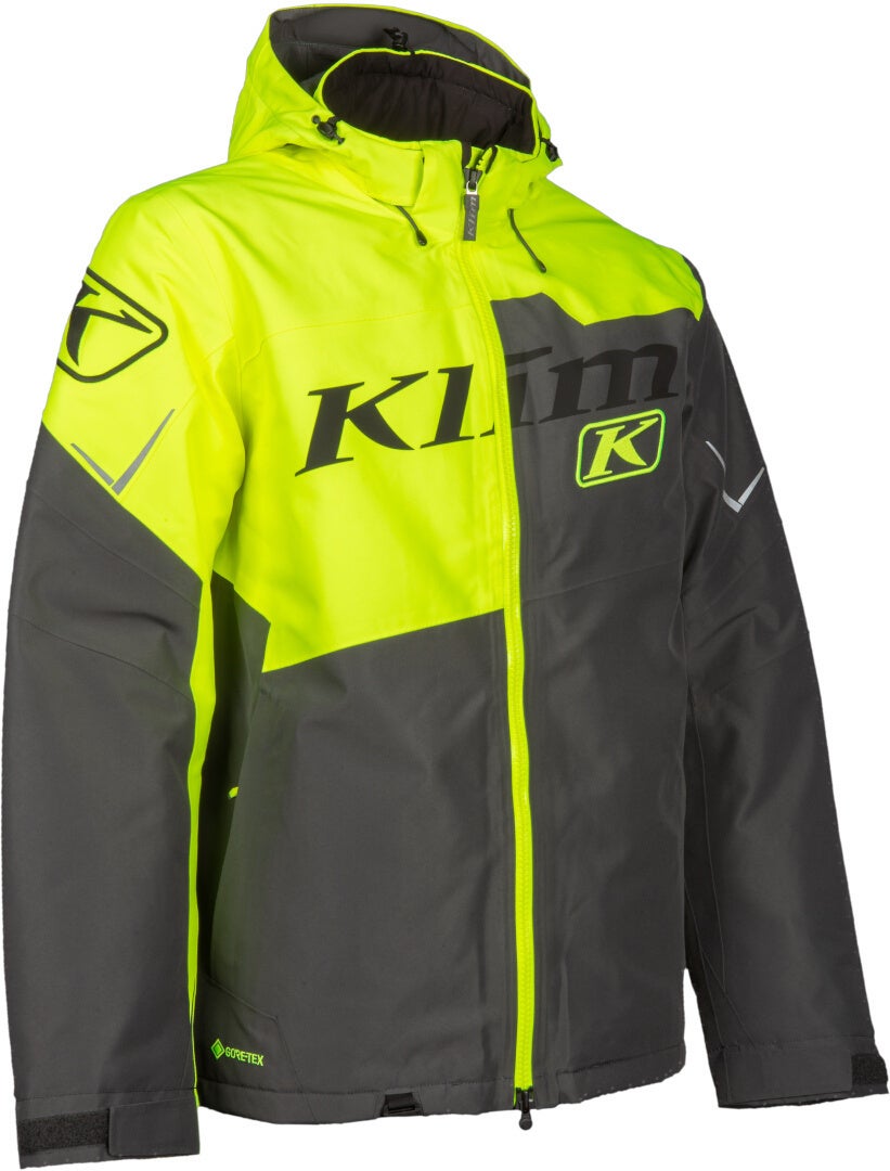 Klim Instinct 2022 Sneeuwscooter Jas donkergrijs/zwart/neongeel XXL Figuur 3