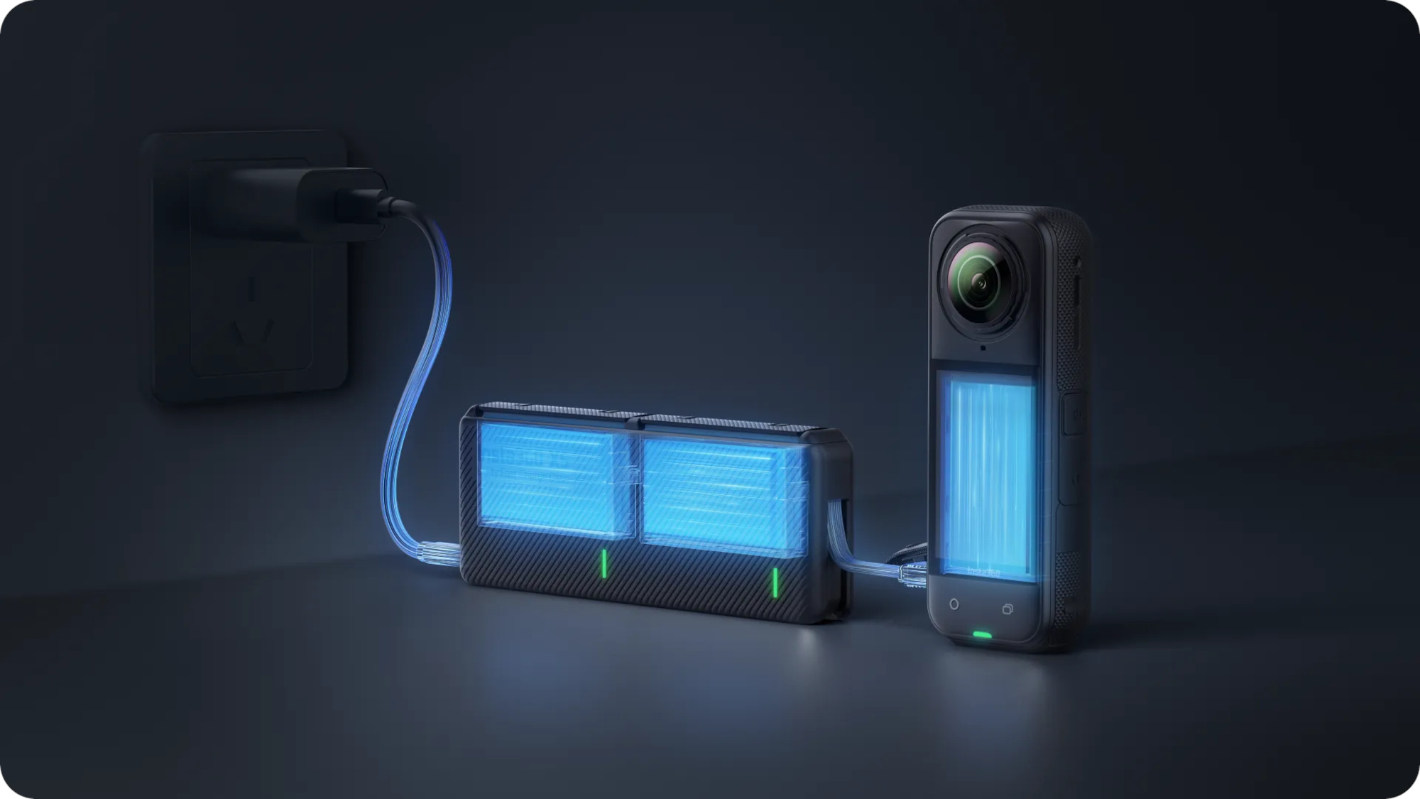 Insta360 X5 Carcasa de încărcare rapidă a utilității Figura 11