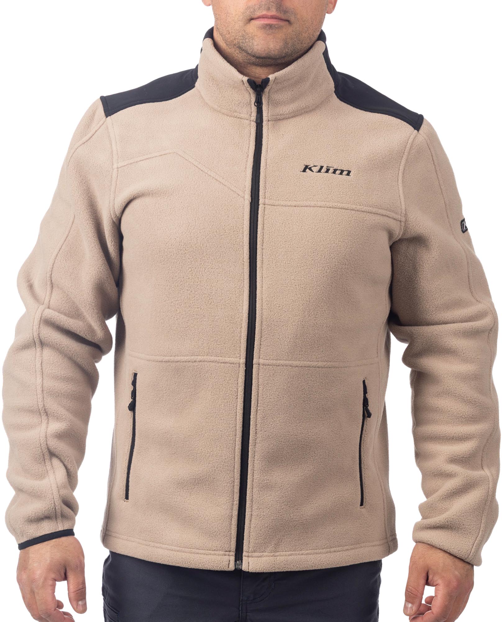 Klim Teton Crest Fleecová bunda béžová/černá M Obrázek 1
