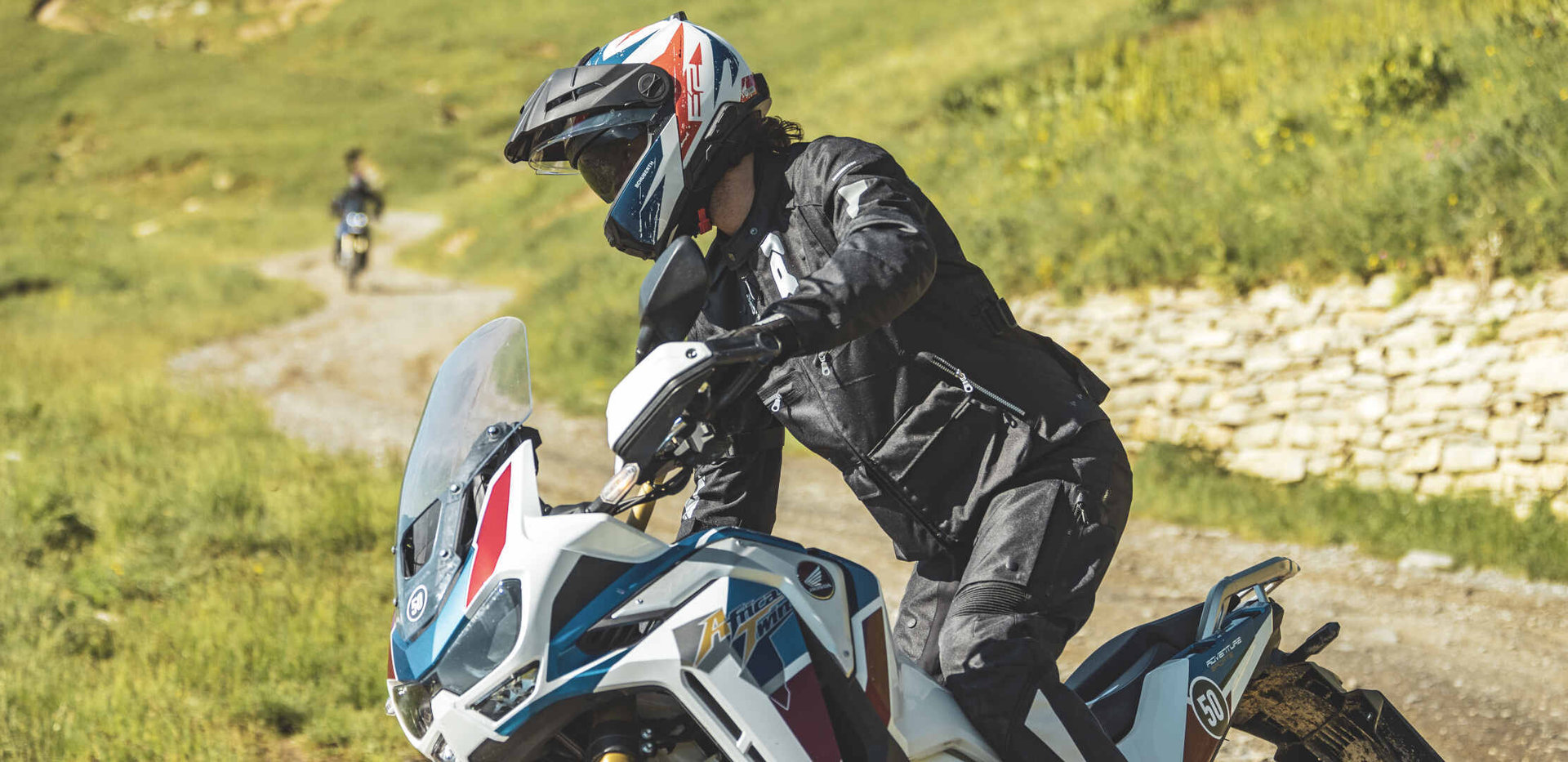 Schuberth E2 Explorer Helmet blue/red/white L (59) Figure 7