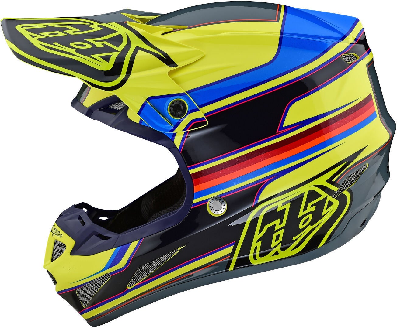 Troy Lee Designs SE4 Speed MIPS Motocross Helm gelb/grau M Abbildung 8