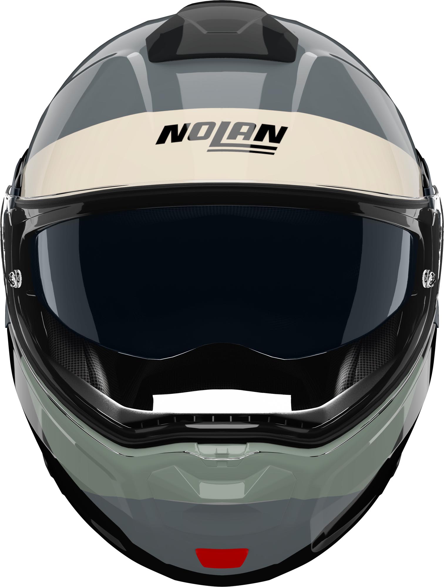 Nolan N90-3 06 Blocco Hjelm sort/grå/grøn S (56) Figur 5