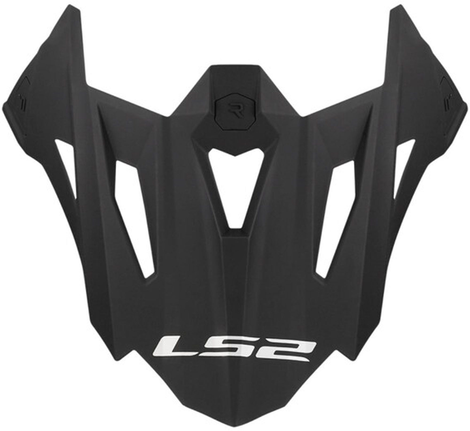 LS2 MX703 Integrated Helmet Peak noir Figure 1