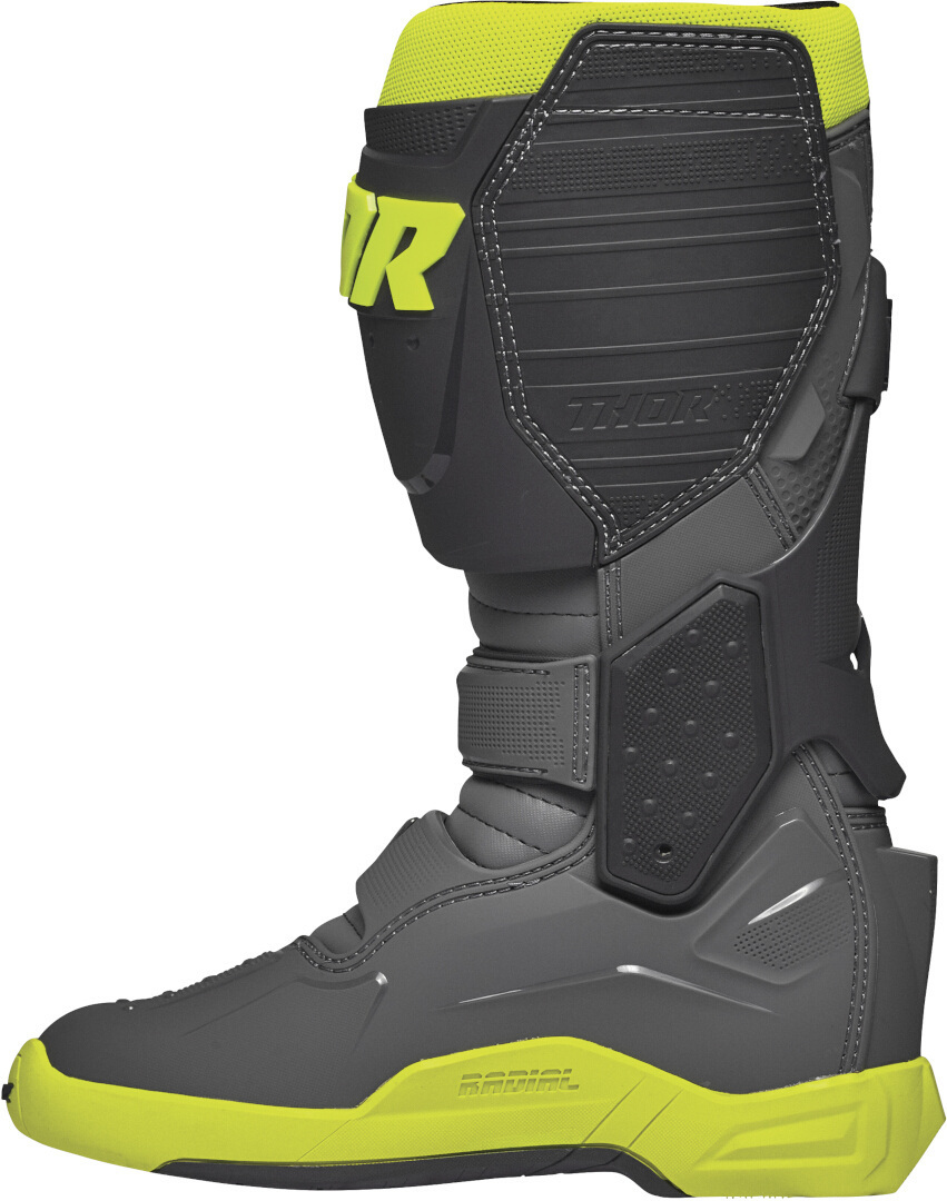 Thor Radial Botas de motocross gris/amarillo 14 Figura 3