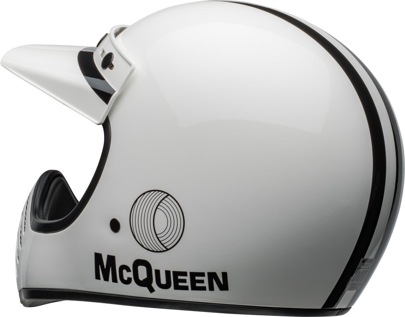 Bell Moto-3 Steve McQueen Motokrosová přilba bílá/černá XL (61/62) Obrázek 5