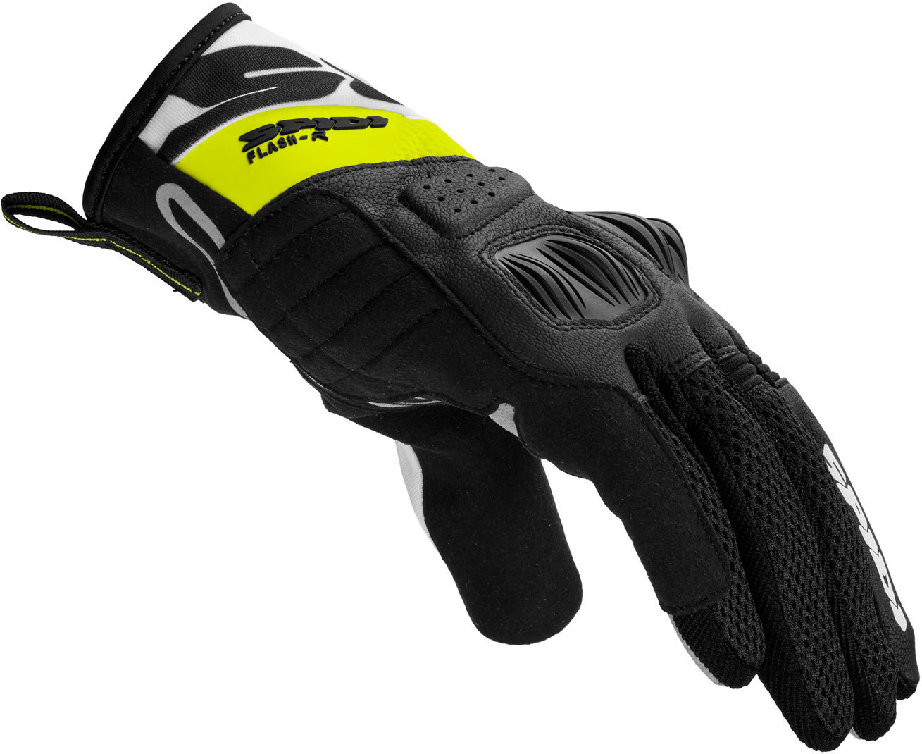 Spidi Flash-R Evo Motorrad Handschuhe schwarz/gelb S Abbildung 2