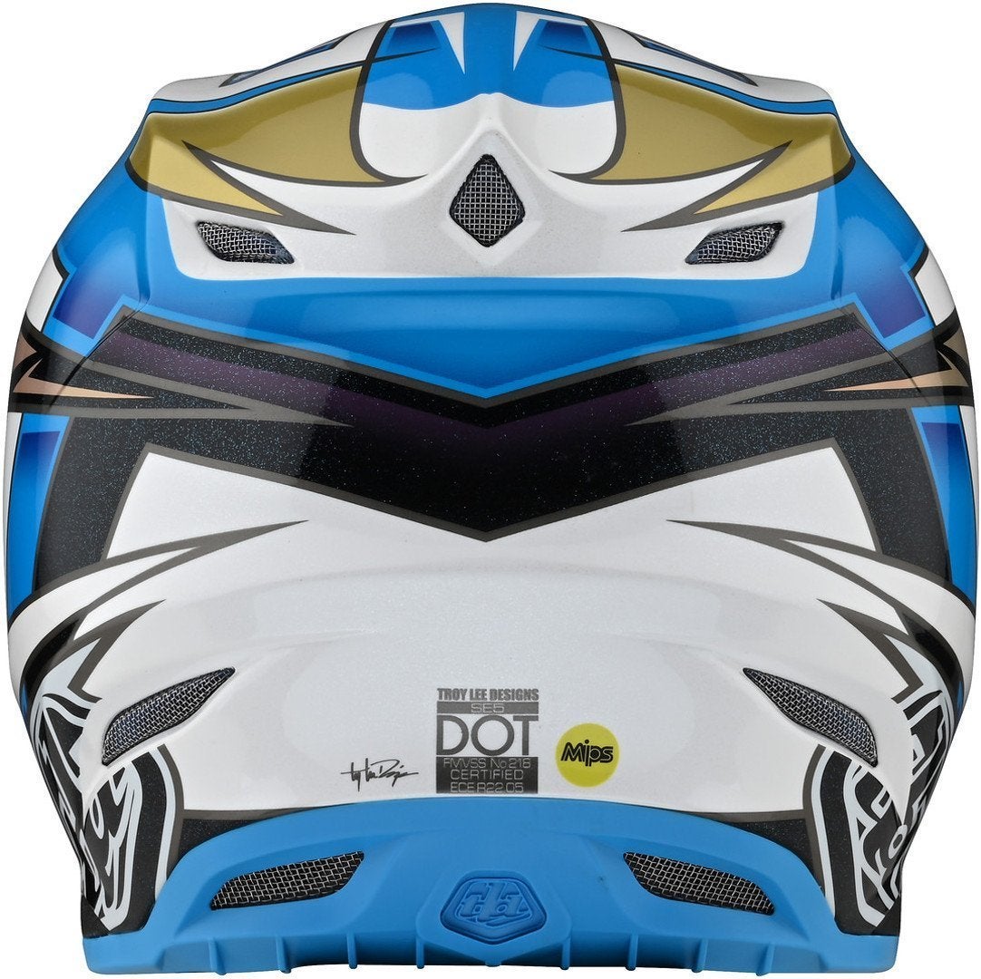 Troy Lee Designs SE5 Graph Motocross Helmet blue M (57/58) Figure 6