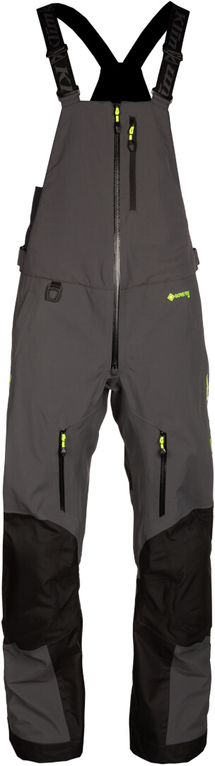 Klim Togwotee 2022 Pantaloni de bib pentru snowmobil Negru/gri 3XL Figura 5