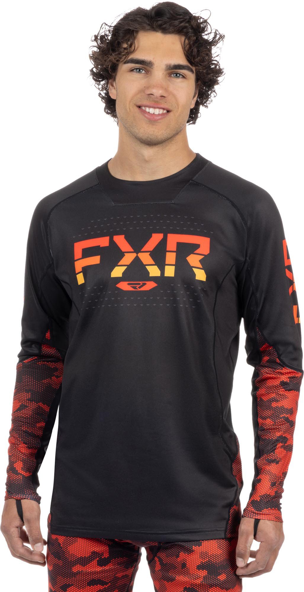 FXR Atmosphere Tricou funcțional Roșu/Negru S Figura 1