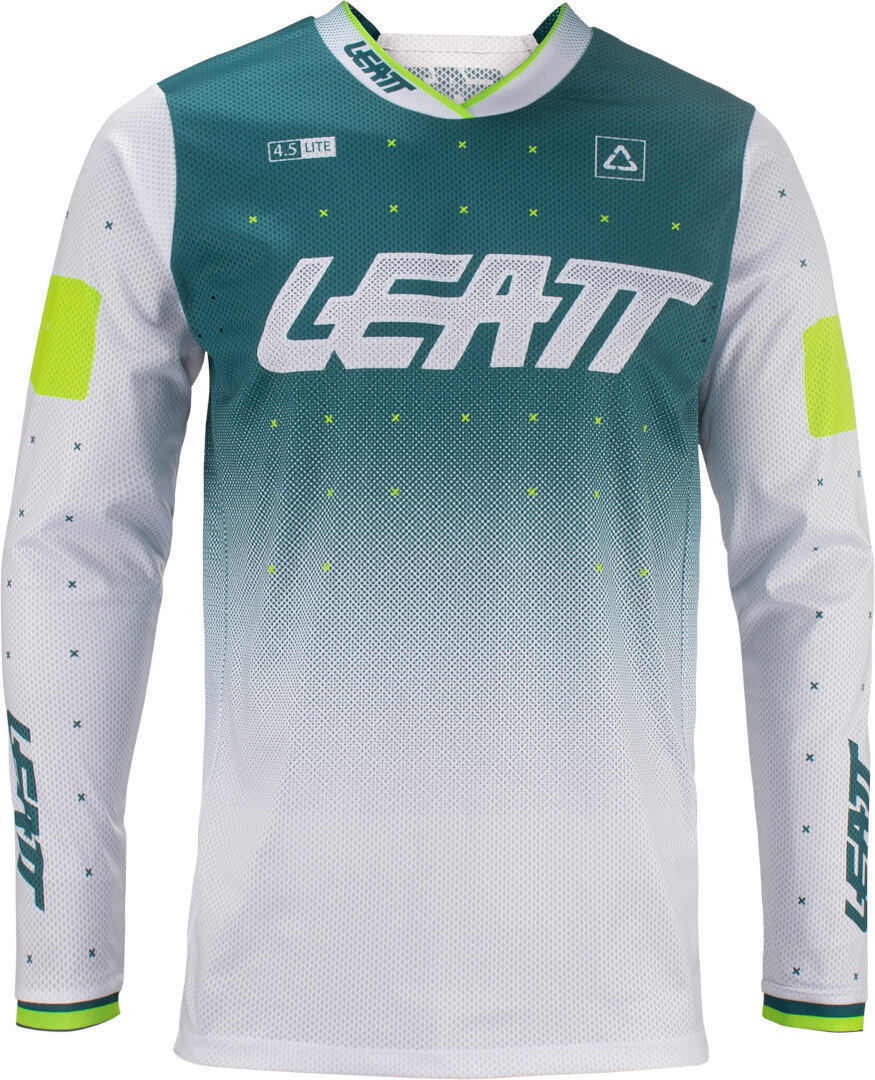Leatt 4.5 Lite Gradient 2024 Maillot de motocross Blanc/Vert M Figure 5