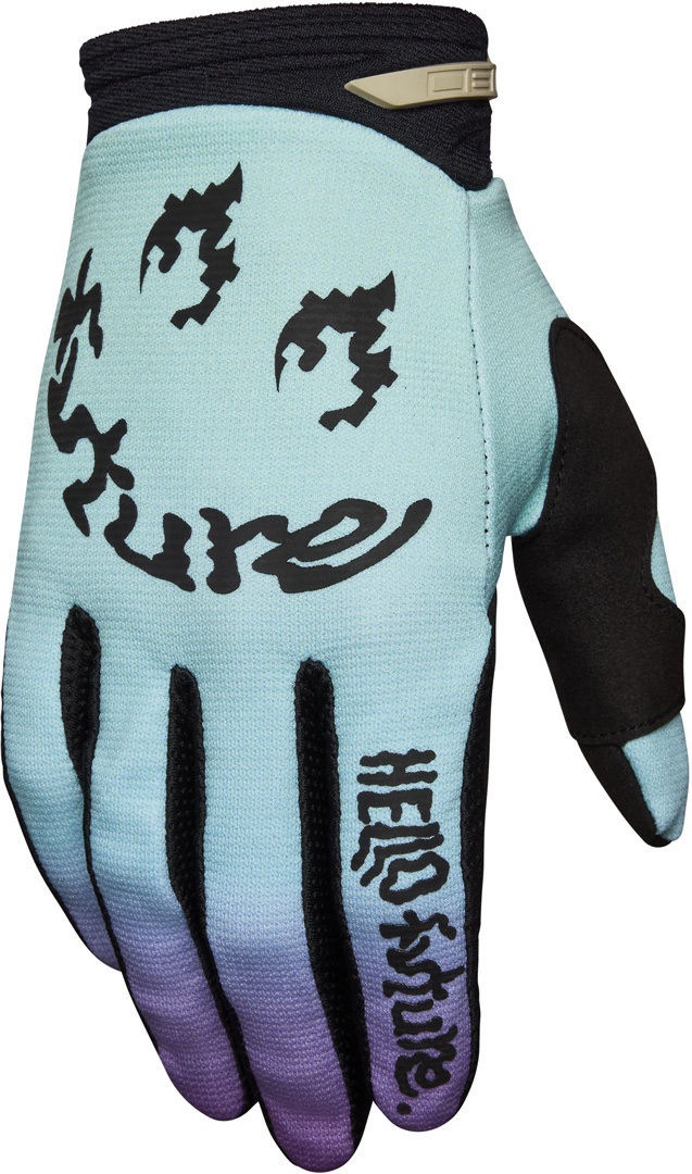 FOX 180 Hello Future Special Edition Motocross Handschuhe hellblau L Abbildung 1