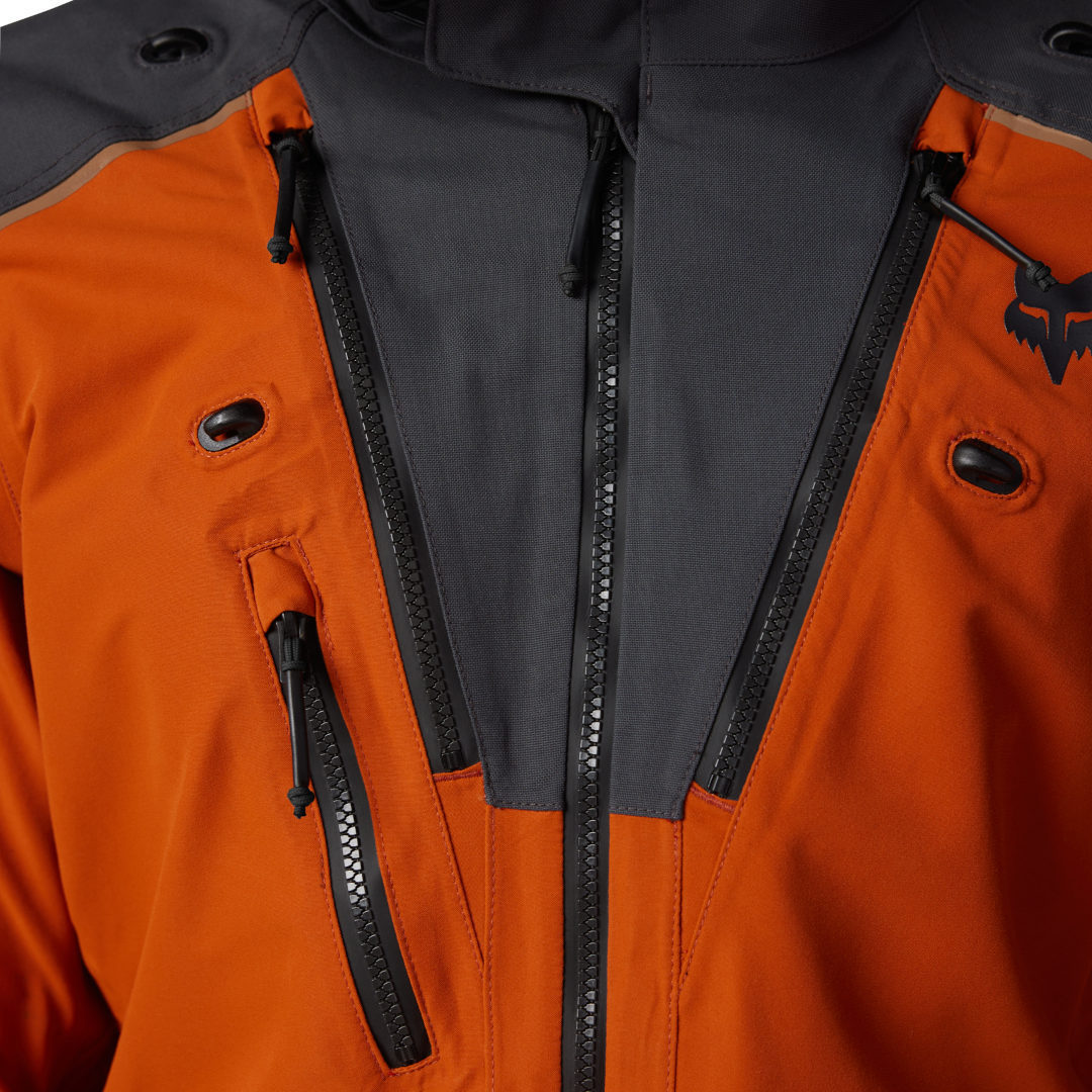 FOX Defend GORE-TEX ADV Motorrad Textiljacke orange/grau L Abbildung 6