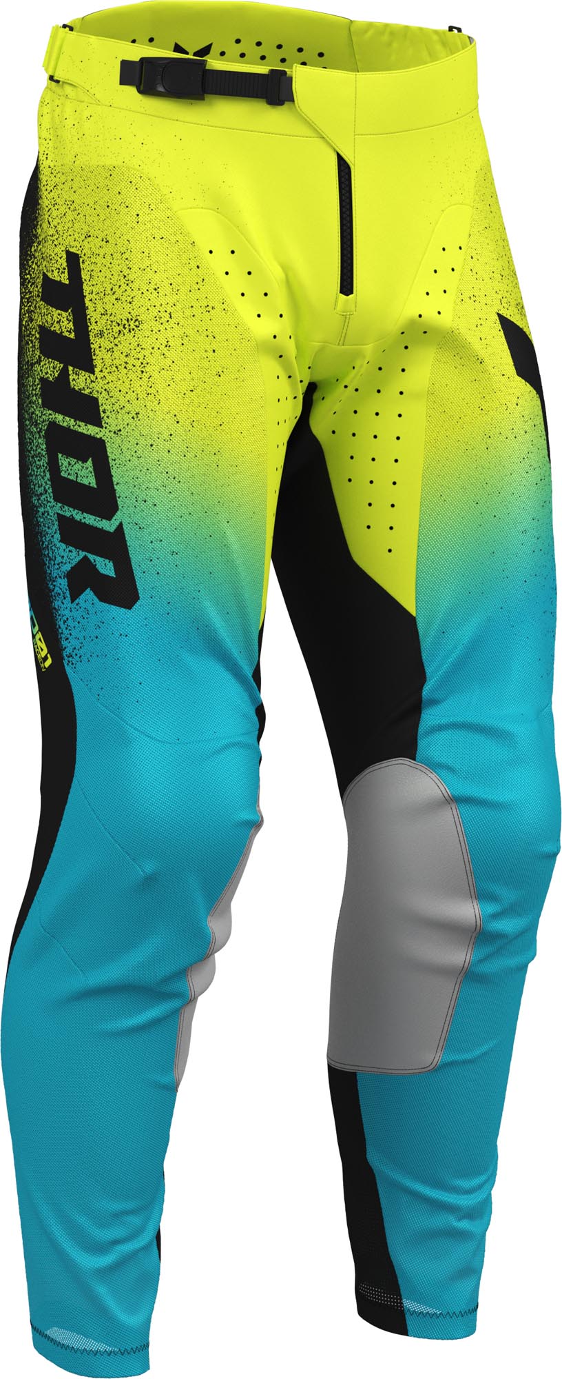 Thor Launchmode Air Darkside Motocross Pants black/yellow/blue 36 Figure 4