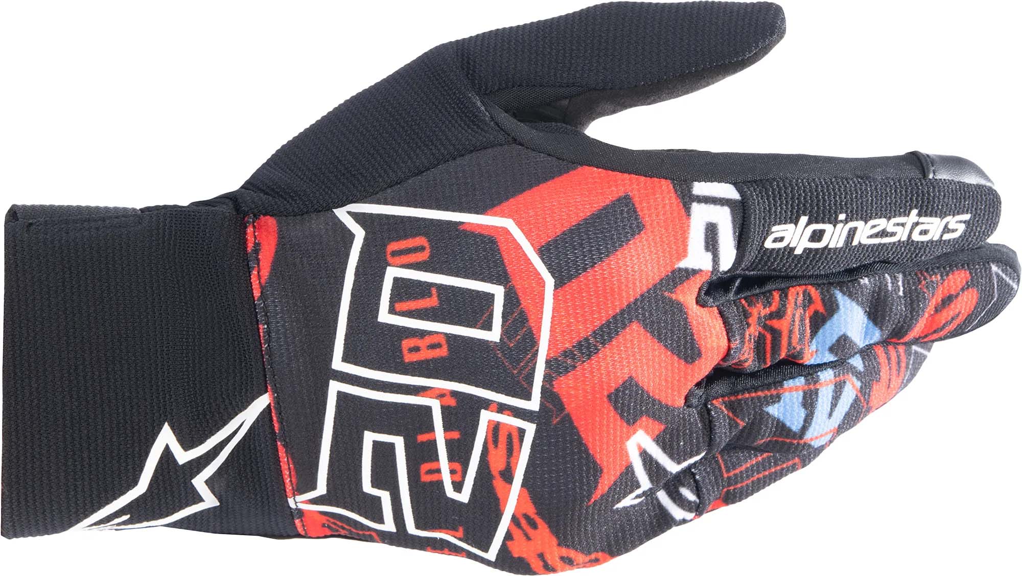 Alpinestars FQ20 Reef Motorcykel handsker sort/grå/rød L Figur 1